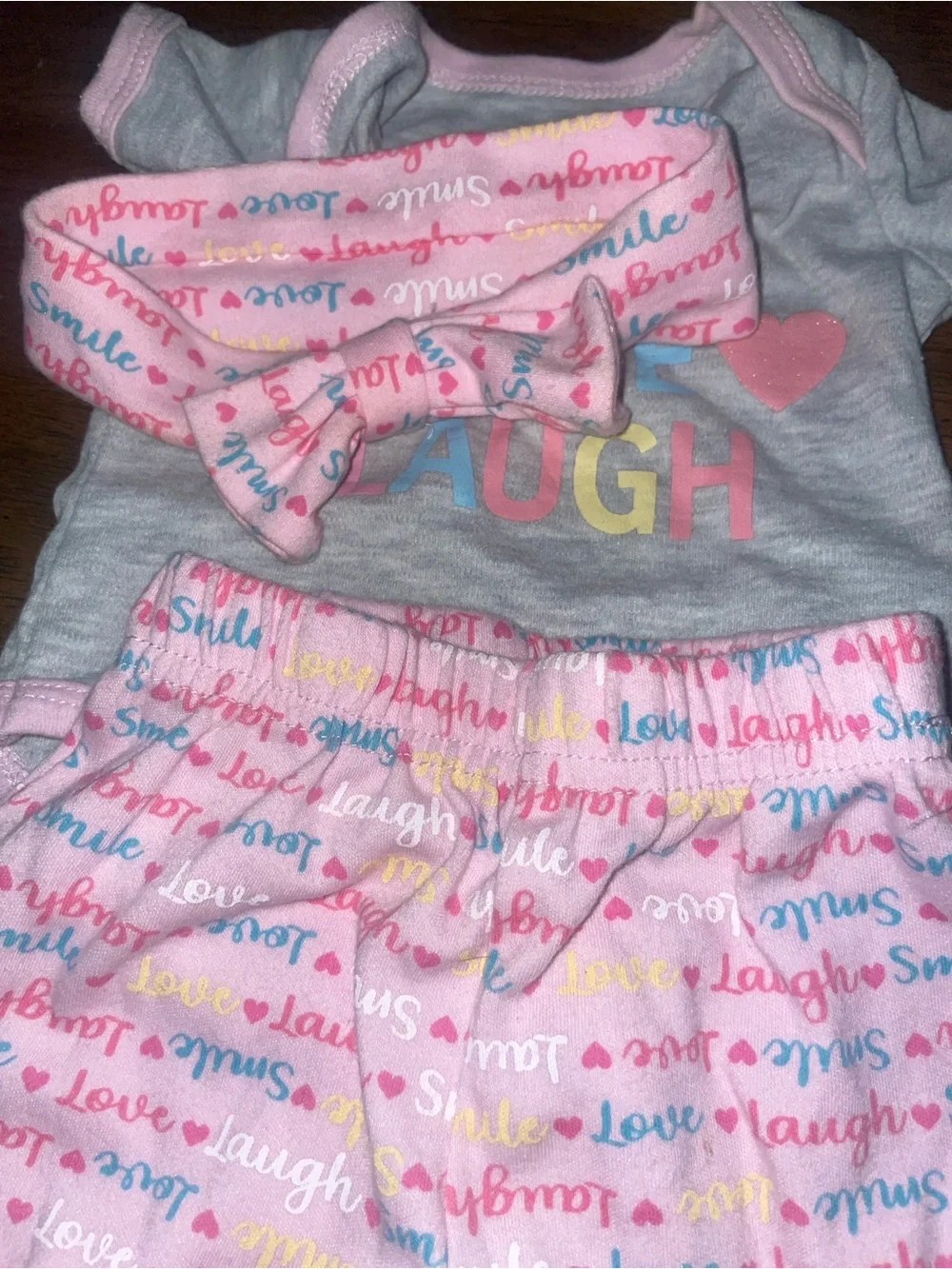 Baby outfit with matching headband